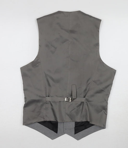 ASOS Men's Grey Suit Waistcoat Size 40 Regular Fit
