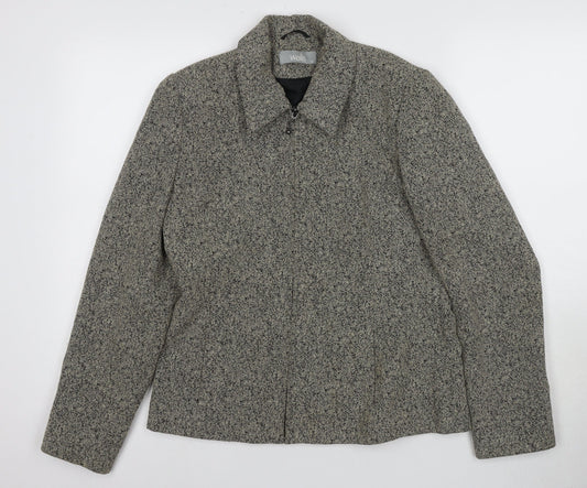 Womens UK Size 10 Wallis Grey Basic Jacket