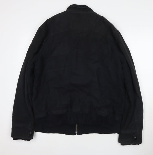 Mens UK Size L NEXT Black Bomber Jacket