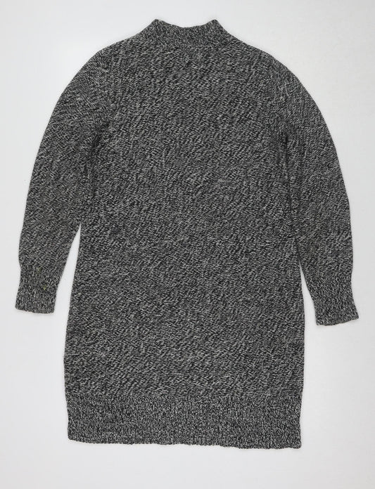 Old Navy Women's Black White Knit Sweater Dress M