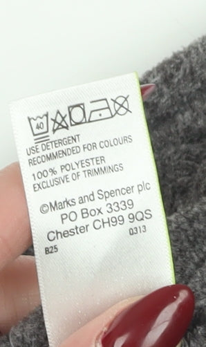Womens UK Size 10 Marks and Spencer Grey Basic Jacket