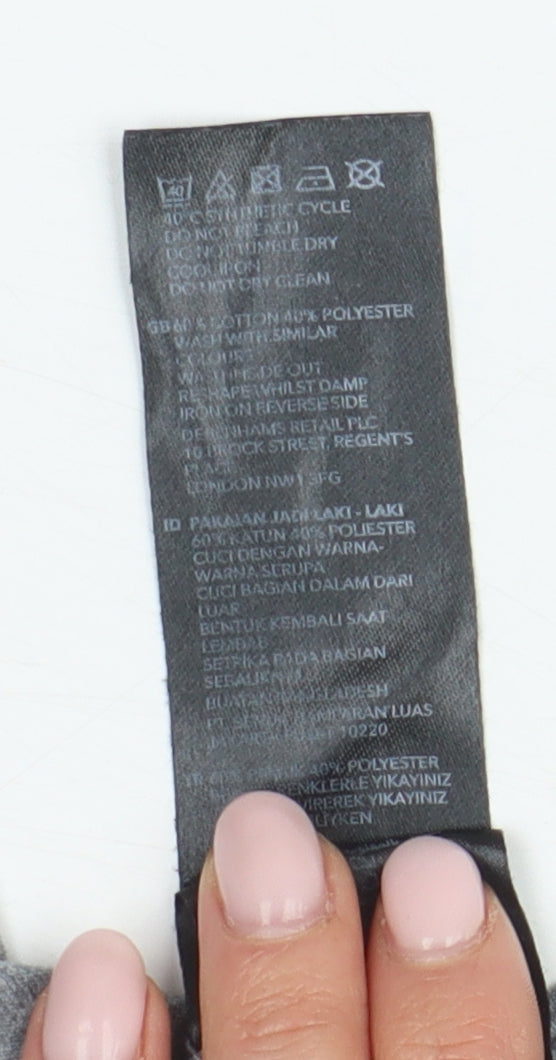 Maine New England Men's Grey Short Sleeve T-Shirt Small