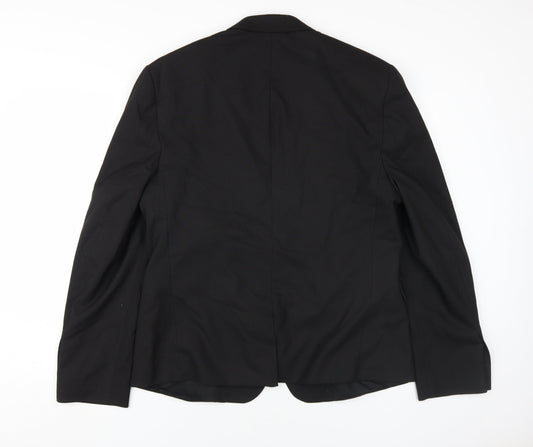 ASOS Black Men's Blazer, Size 44, Formal Wear