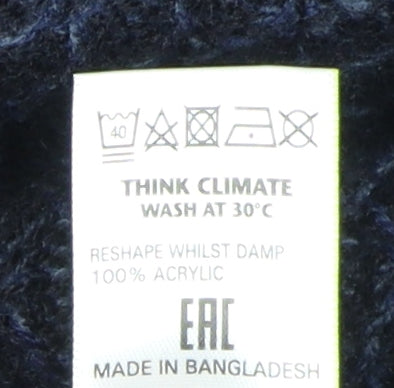 M&S Men’s Blue 2XL Cable-Knit Pullover Jumper