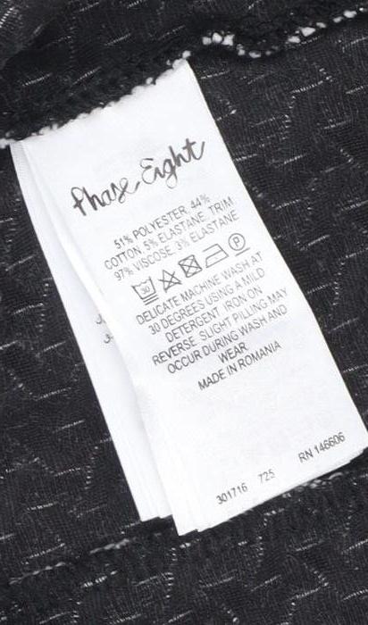 Phase Eight Women's Black Geometric Blazer Size 12