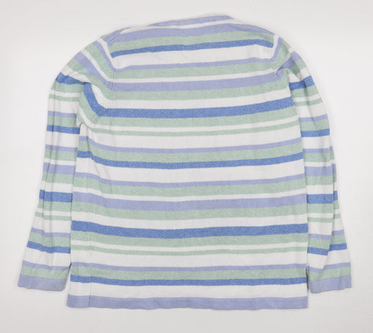 Womens UK Size L Isle Multicoloured Pullover Jumper