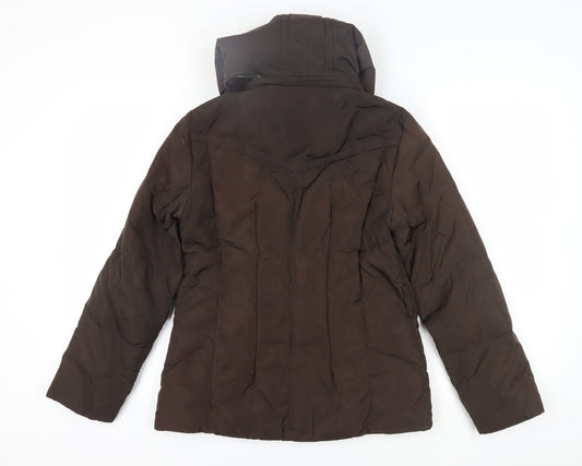 Marks and Spencer Women's Brown Puffer Jacket S