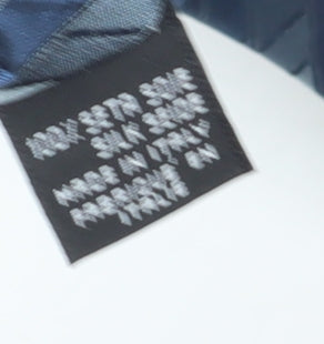 Kenzo Men's Blue Geometric Silk Designer Tie