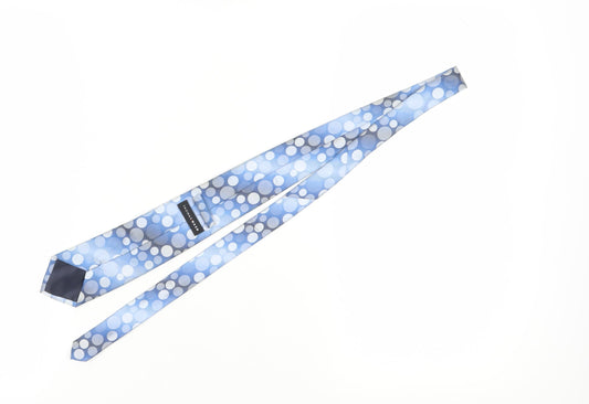 Thomas Nash Men's Blue Polka Dot Tie