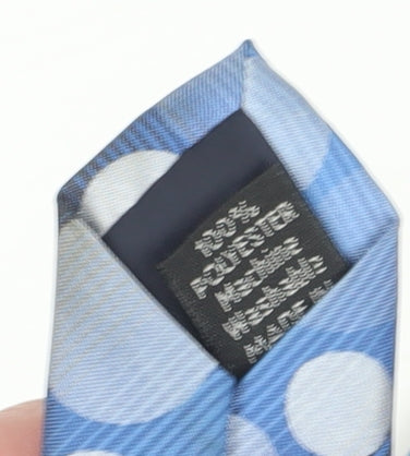 Thomas Nash Men's Blue Polka Dot Tie