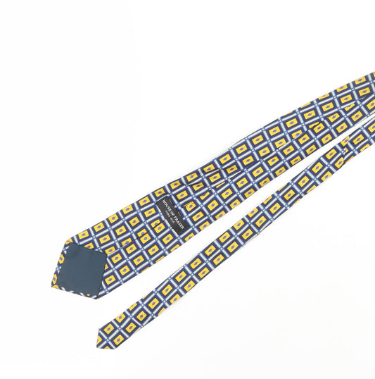 House of Fraser Geometric Silk Tie for Men - Multicoloured
