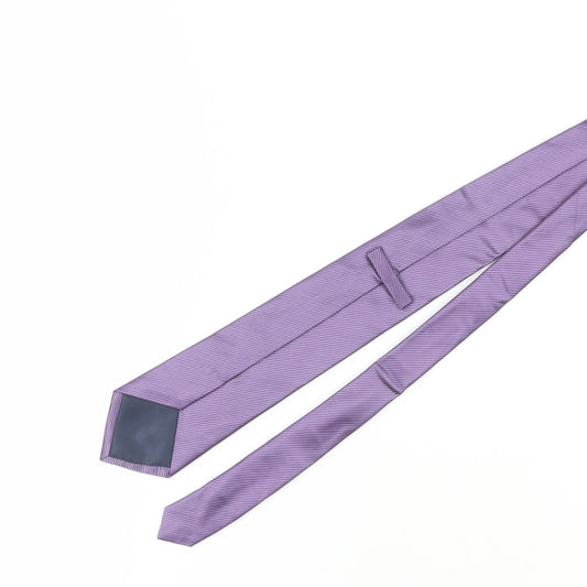 Marks and Spencer Men's Purple Silk Striped Tie