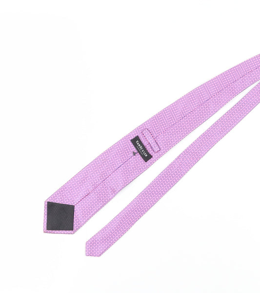 Van Heusen Men's Pink Geometric Slim Tie Silk