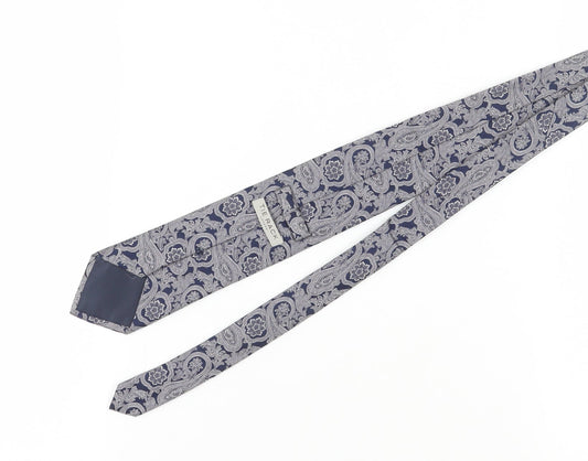 Tie Rack Men's Blue Paisley Silk Designer Tie