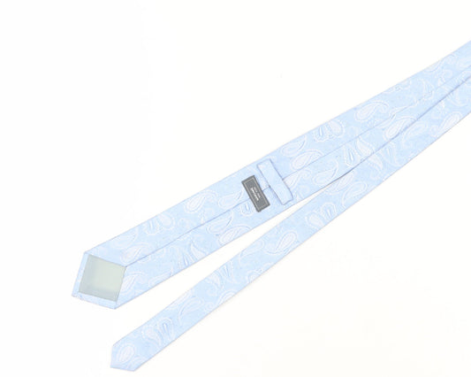 John Lewis Blue Paisley Silk Men's Tie
