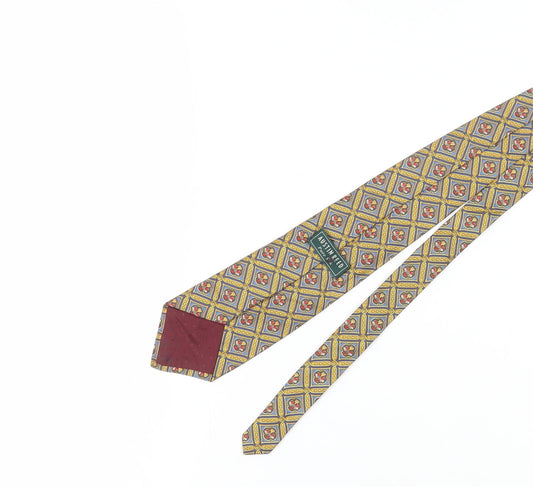 Austin Reed Men's Multicoloured Geometric Silk Tie