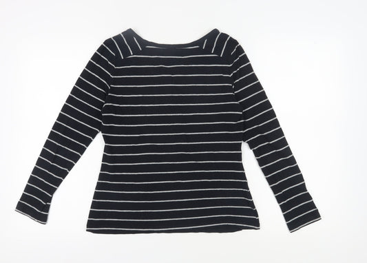 Womens UK Size 12 Marks and Spencer Black Basic Button-Up