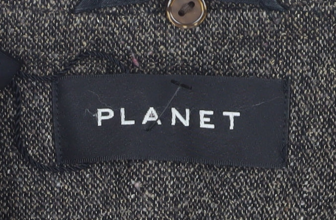Womens UK Size 12 Planet Regular Brown Suit Jacket