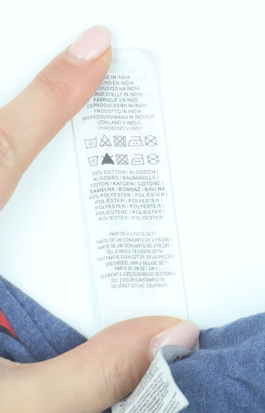 Primark Disney Women's Blue Graphic T-Shirt S