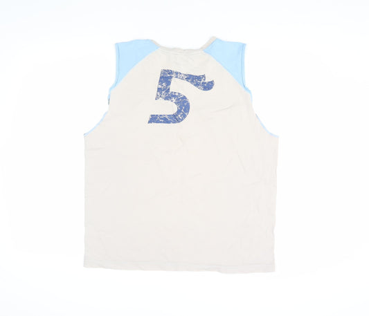 Unisex Adults UK Size M Reebok Beige Tank