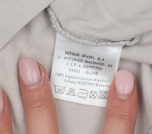 Unisex Adults UK Size M Reebok Beige Tank