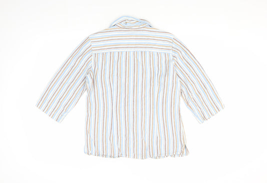 Orvis Women's Striped Button-Up Shirt, Size S