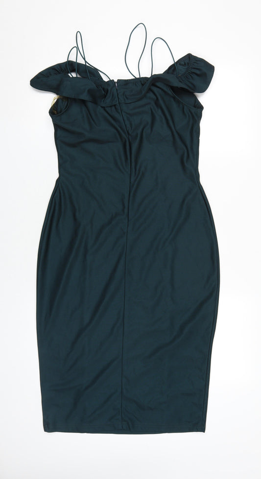 Rare London Women's Green Bodycon Dress Size 12