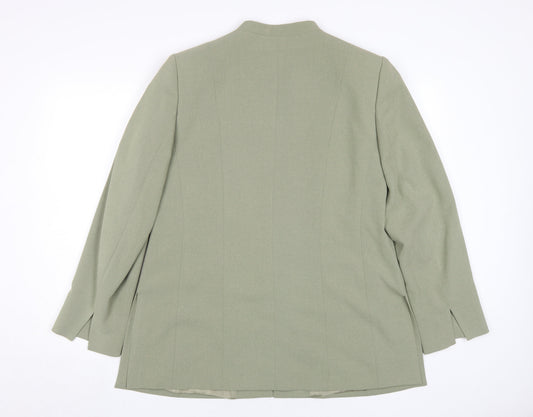 Womens UK Size 16 Viyella Green