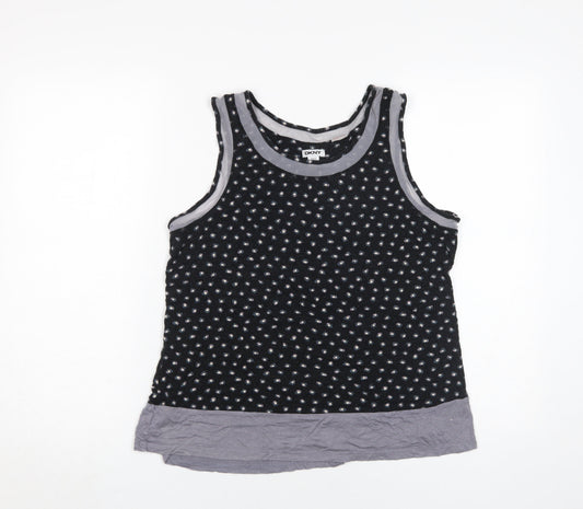Womens UK Size M DKNY Black Basic Tank