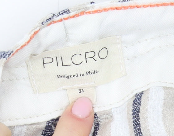 Pilcro Men's Multicoloured Cargo Trousers Size 12