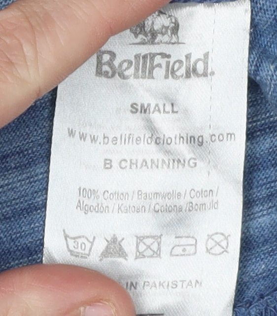 Mens UK Size S Bellfield Blue T-Shirt