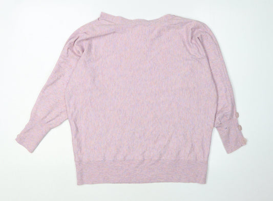Monsoon Women's Pink Pullover Jumper, Size L, Casual