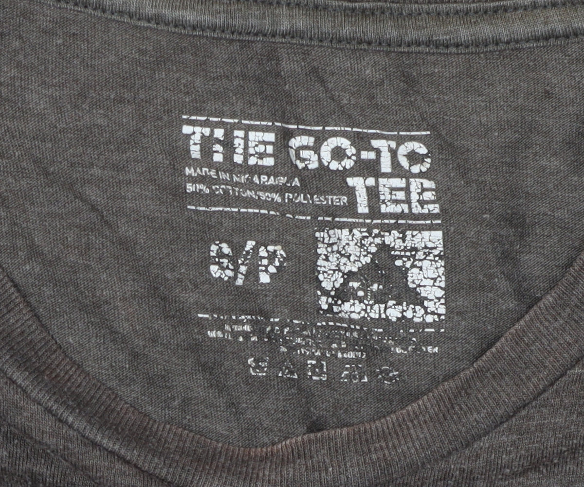 Close-up detail of Adidas Women's Grey T-Shirt S - Comfortable Gym Top