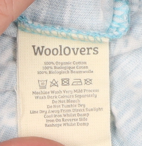 Womens UK Size L Woolovers Blue Button-Up