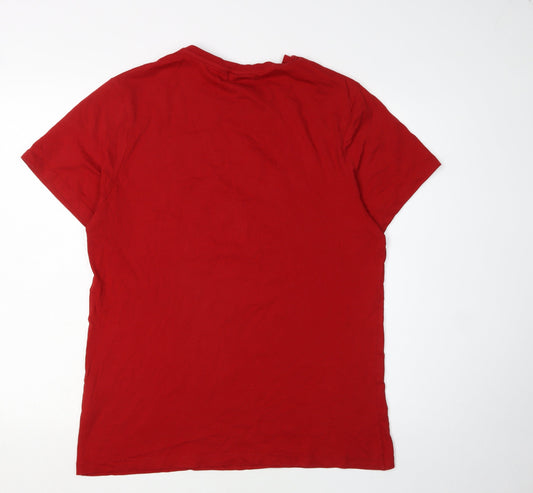 Marvel Men's Red Avengers Graphic T-Shirt L