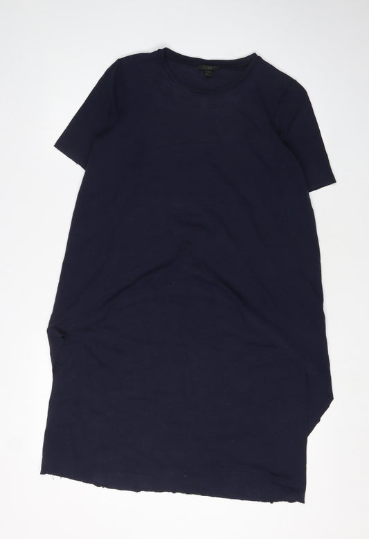 Additional front view of COS Women's Black T-Shirt Dress, size S