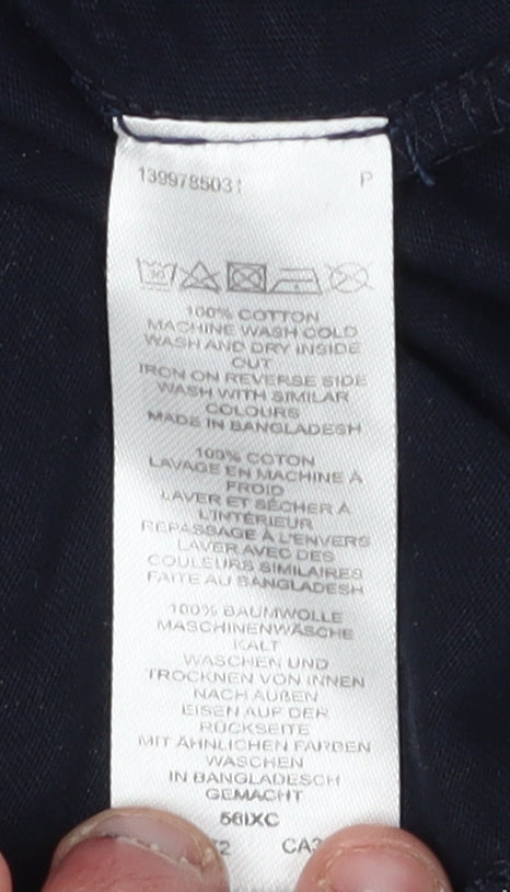 French Connection Men's Black Polo Shirt, L, Casual Style