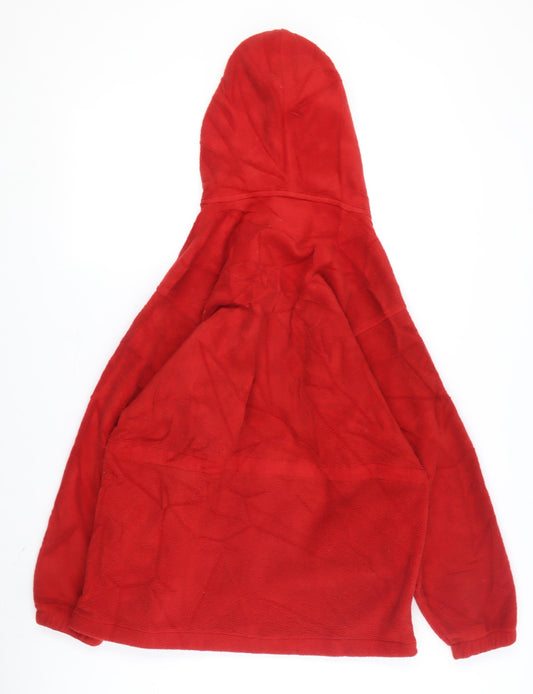 Womens UK Size M Lands' End Red Basic Jacket