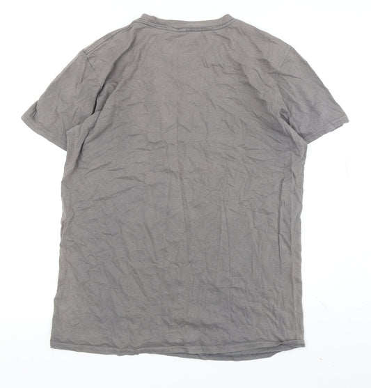 Marvel Men's Grey Deadpool Graphic T-Shirt M