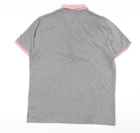 Mens UK Size L The Spitalfields Shirt Co Cotton Blend Polo Shirt