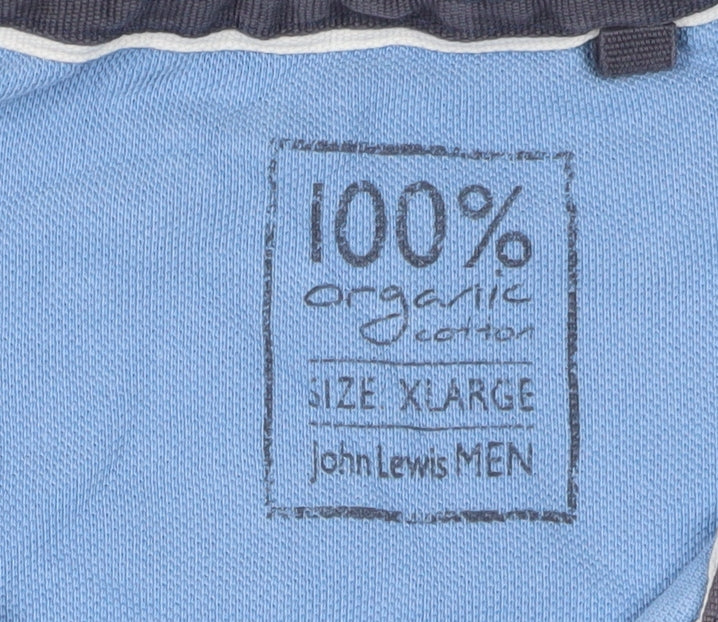John Lewis Men's Blue XL Polo Shirt