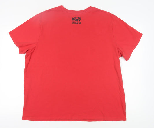 Star Wars Men's Red 2XL Movie Graphic T-Shirt