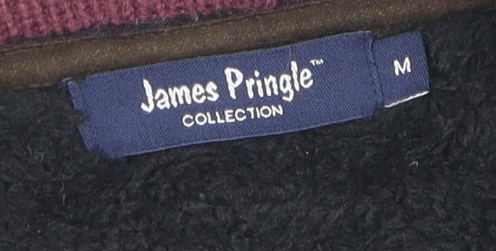 Mens UK Size M James Pringle Grey Bomber Jacket