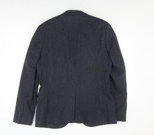 Mens UK Size 40 Topman Regular Grey Suit Jacket