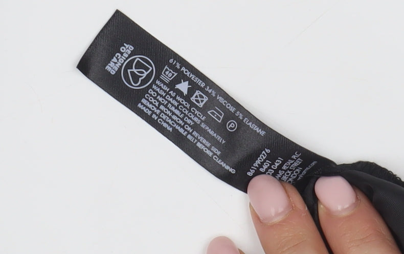 Red Herring Women's Black Flared Trousers Size 12