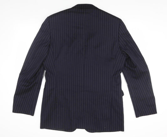 Mens UK Size 40 Jaeger Regular Black Suit Jacket