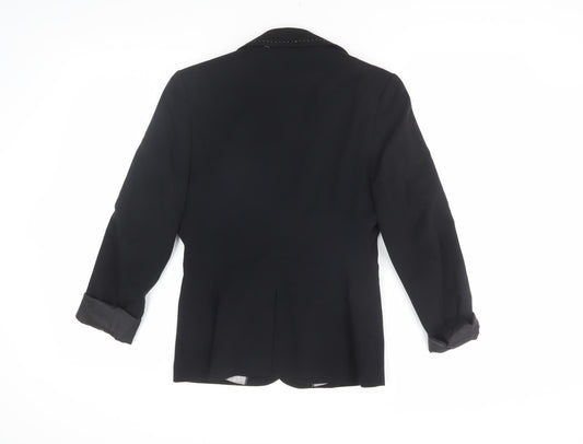 Next Black Women's Petite Blazer, Size 6, Classic Business Wear
