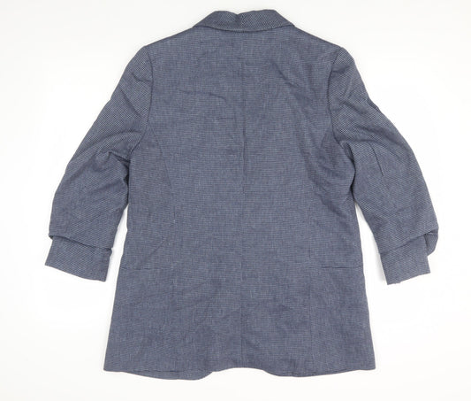 Next Women's Blue Houndstooth Blazer, Size 14