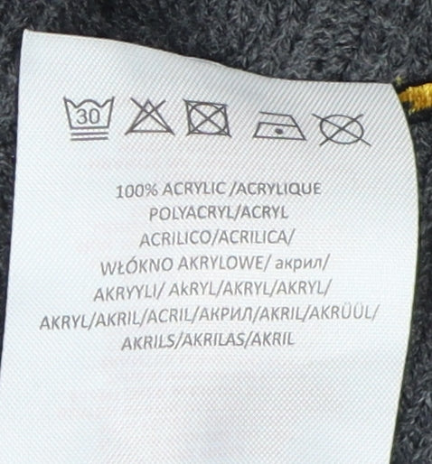 Brave Soul Men's Grey Pullover Jumper, Size S