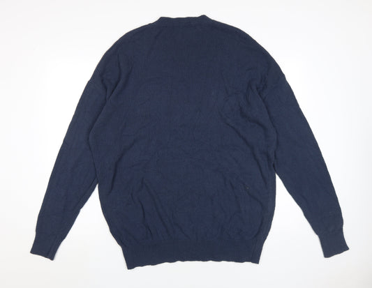 Zara Men's Blue Pullover Jumper L - Casual Knitwear